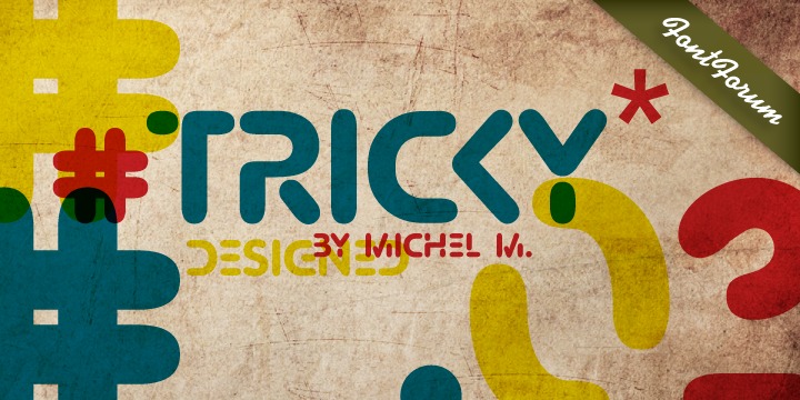 Tricky Font preview